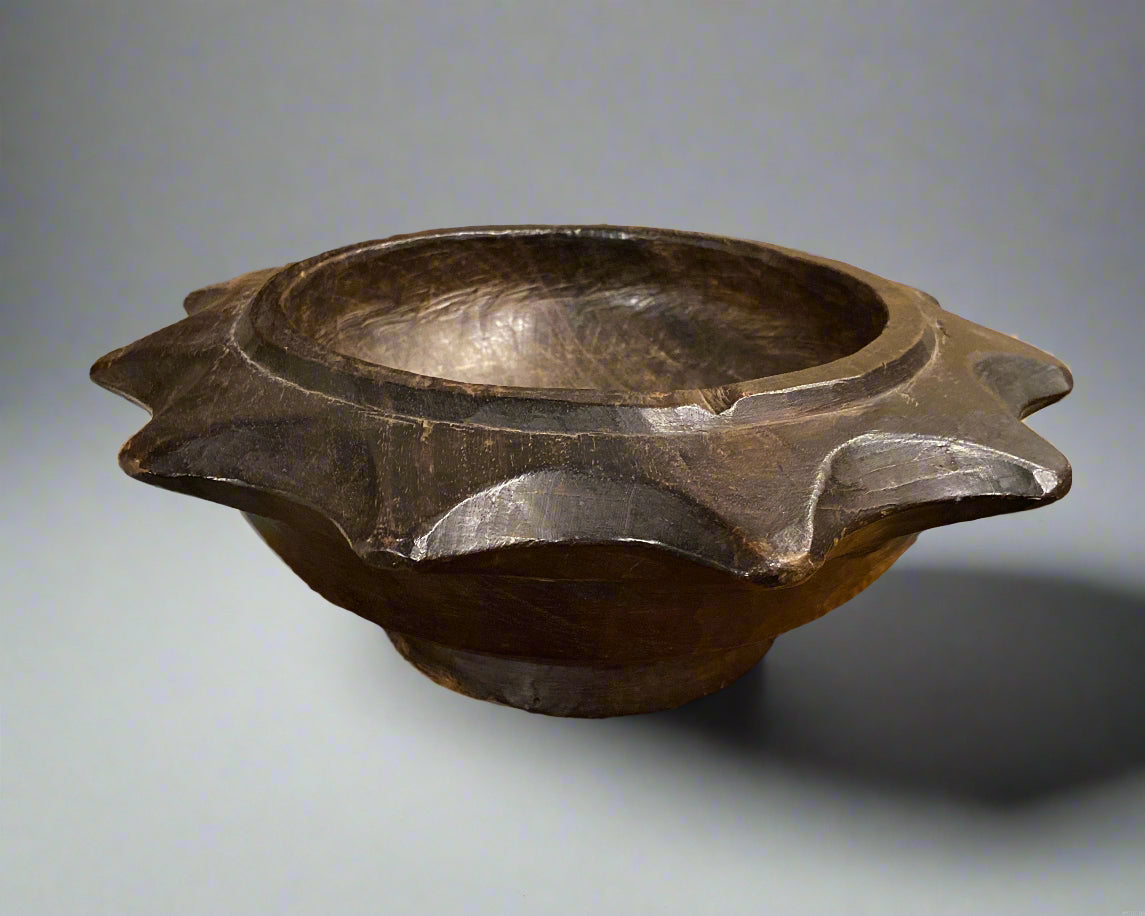 Vintage Handmade Star Bowl, Phillippines