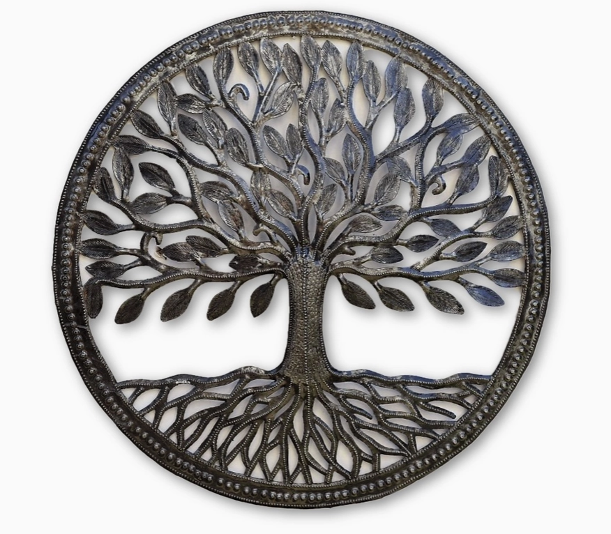 Haitian Oil Drum Tree of Life