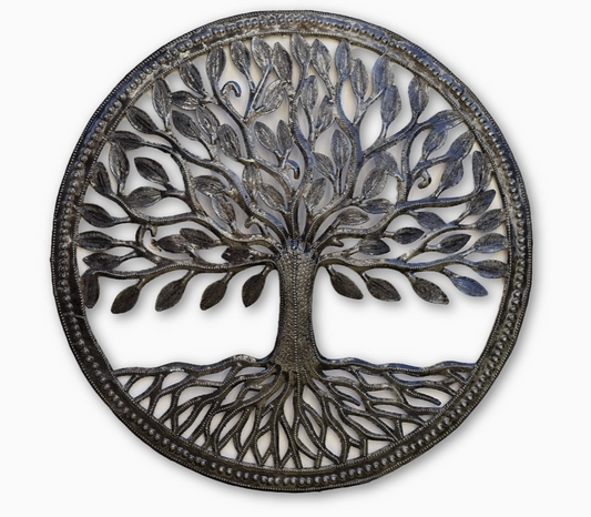 Haitian Oil Drum Tree of Life