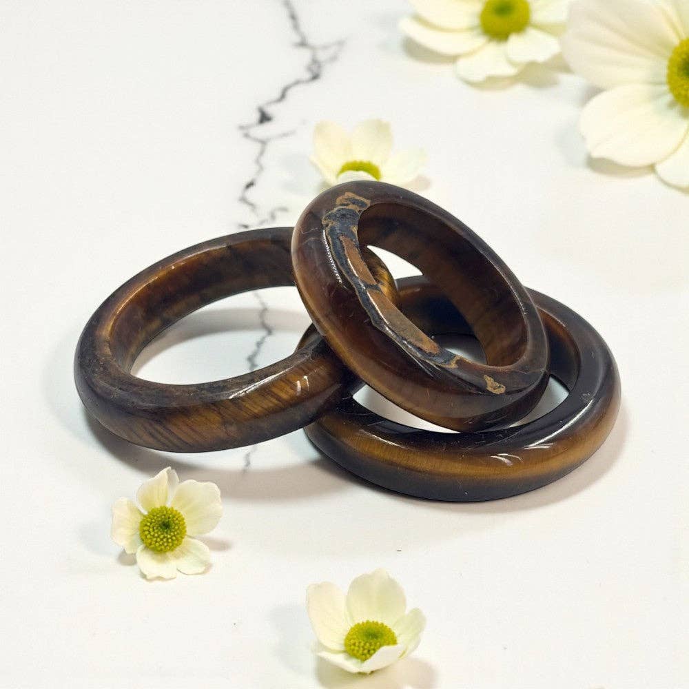 Ring - Tiger's Eye, 1 dozen (12)