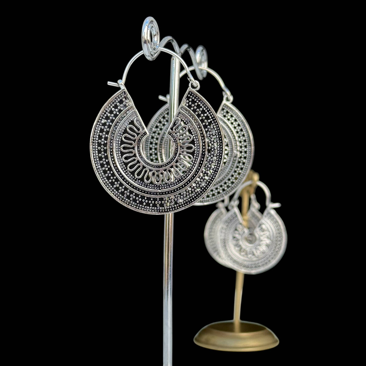 Floral Pattern Boho Earrings vintage inspired ER145