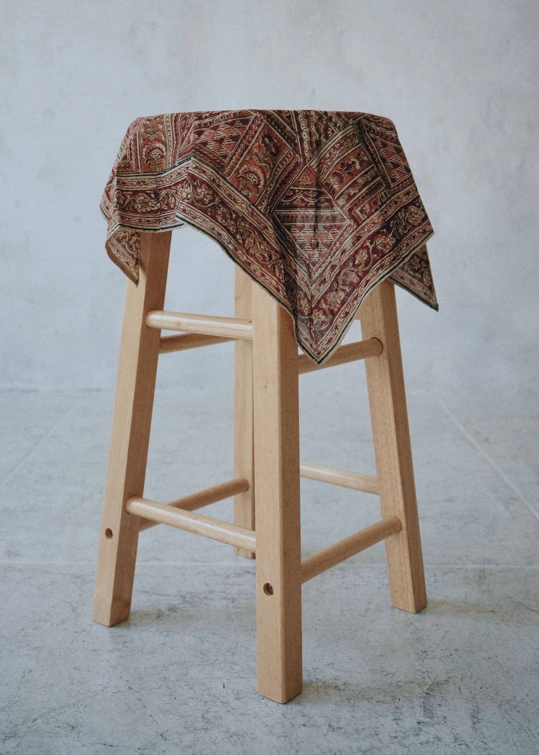 Cotton Rose - Kalamkari Cotton Bandana (KK1456)