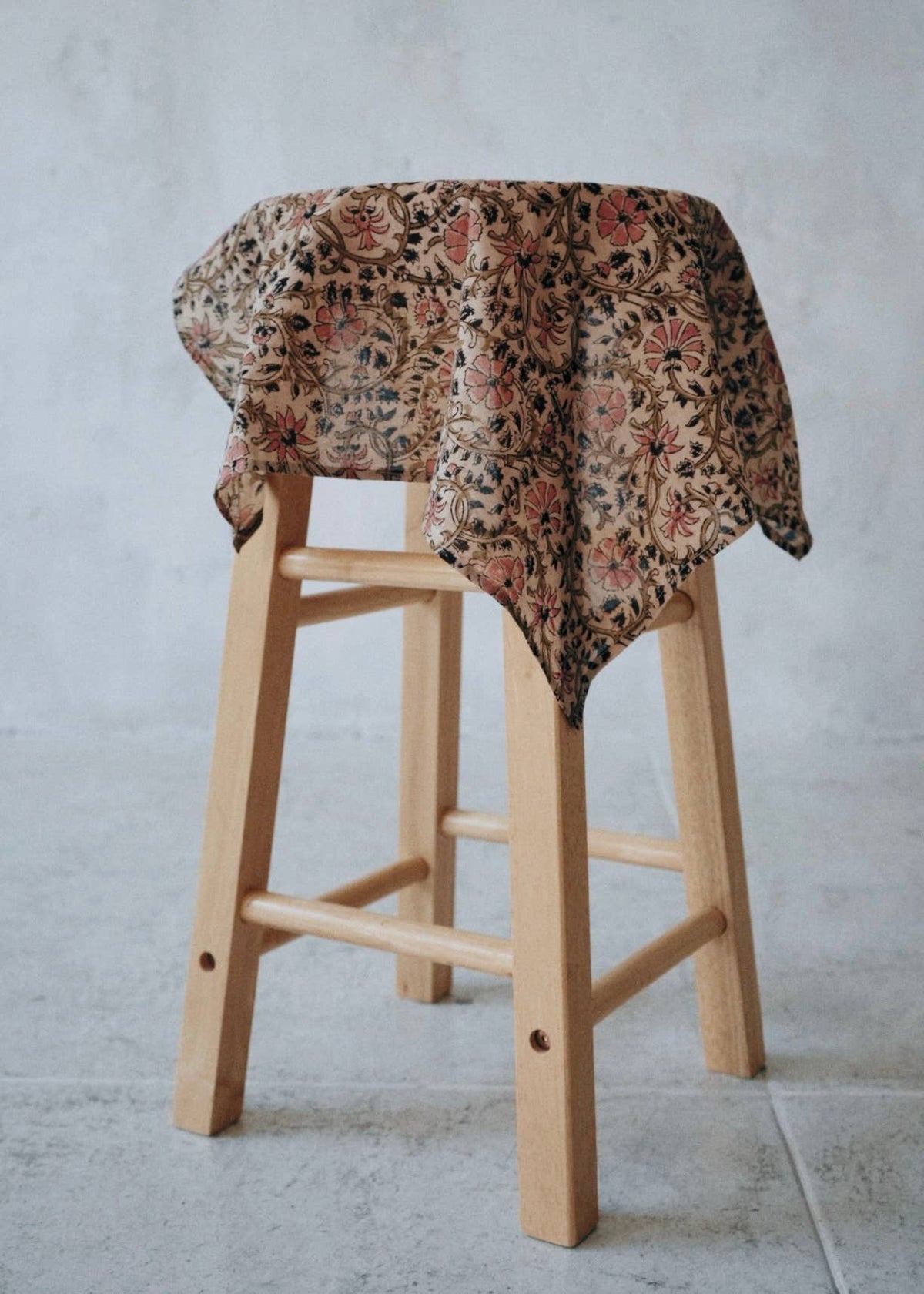 Blossom Breeze - Kalamkari Cotton Bandana (KK1500)