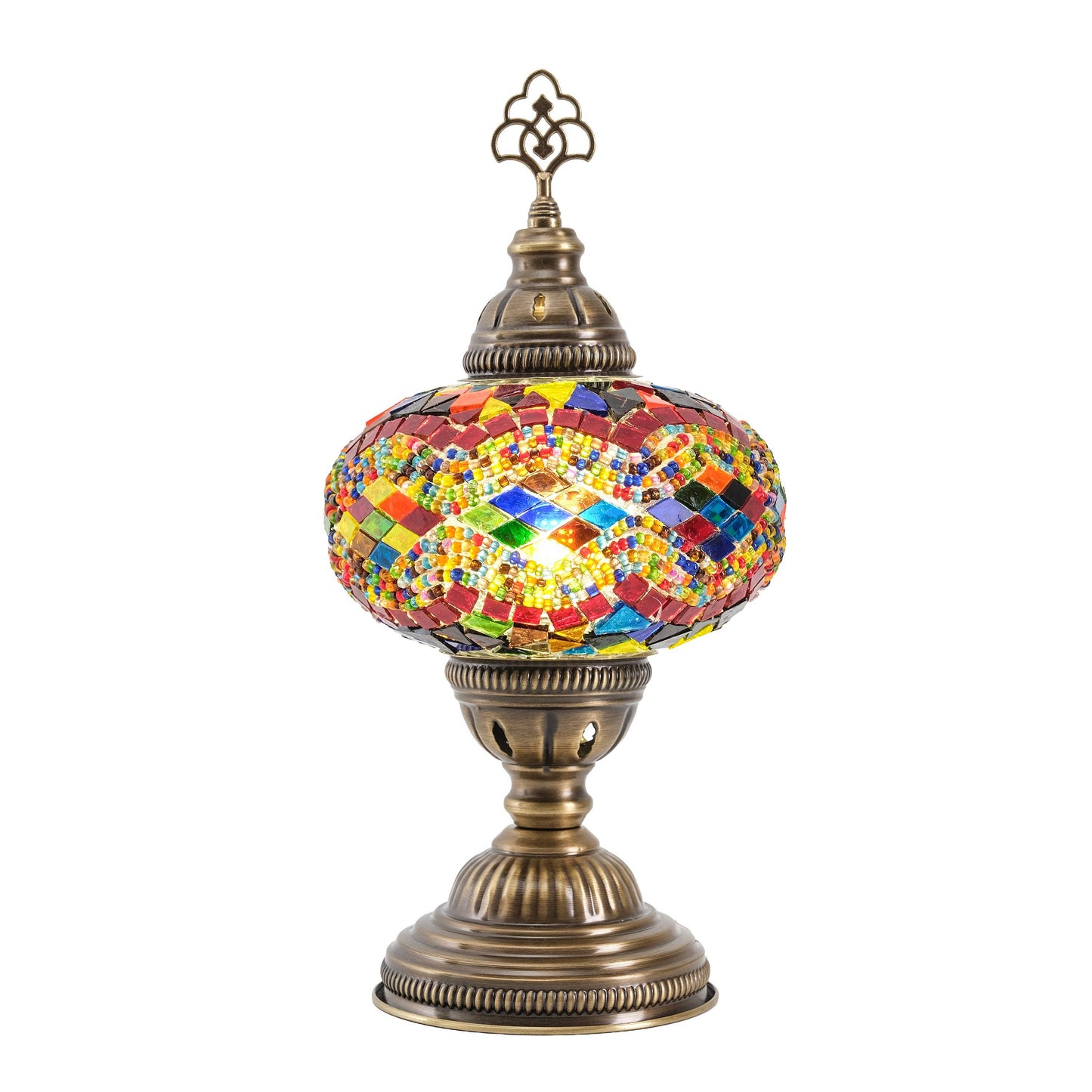 Turkish Mosaic Table Lamp Rainbow