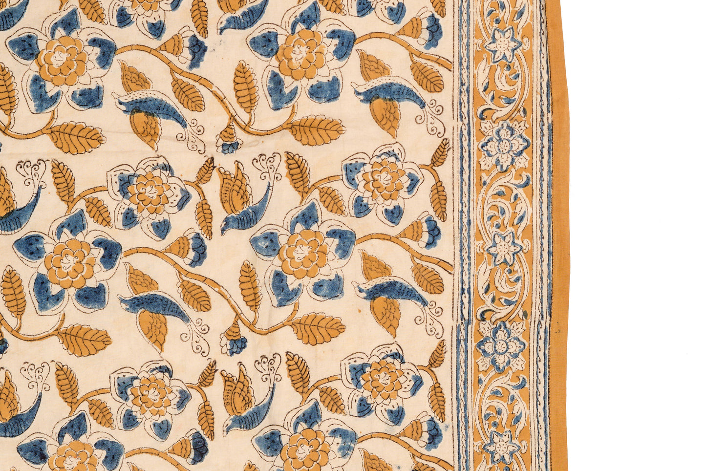 600-049 "Cotton Scarf" - Hand Block Printed