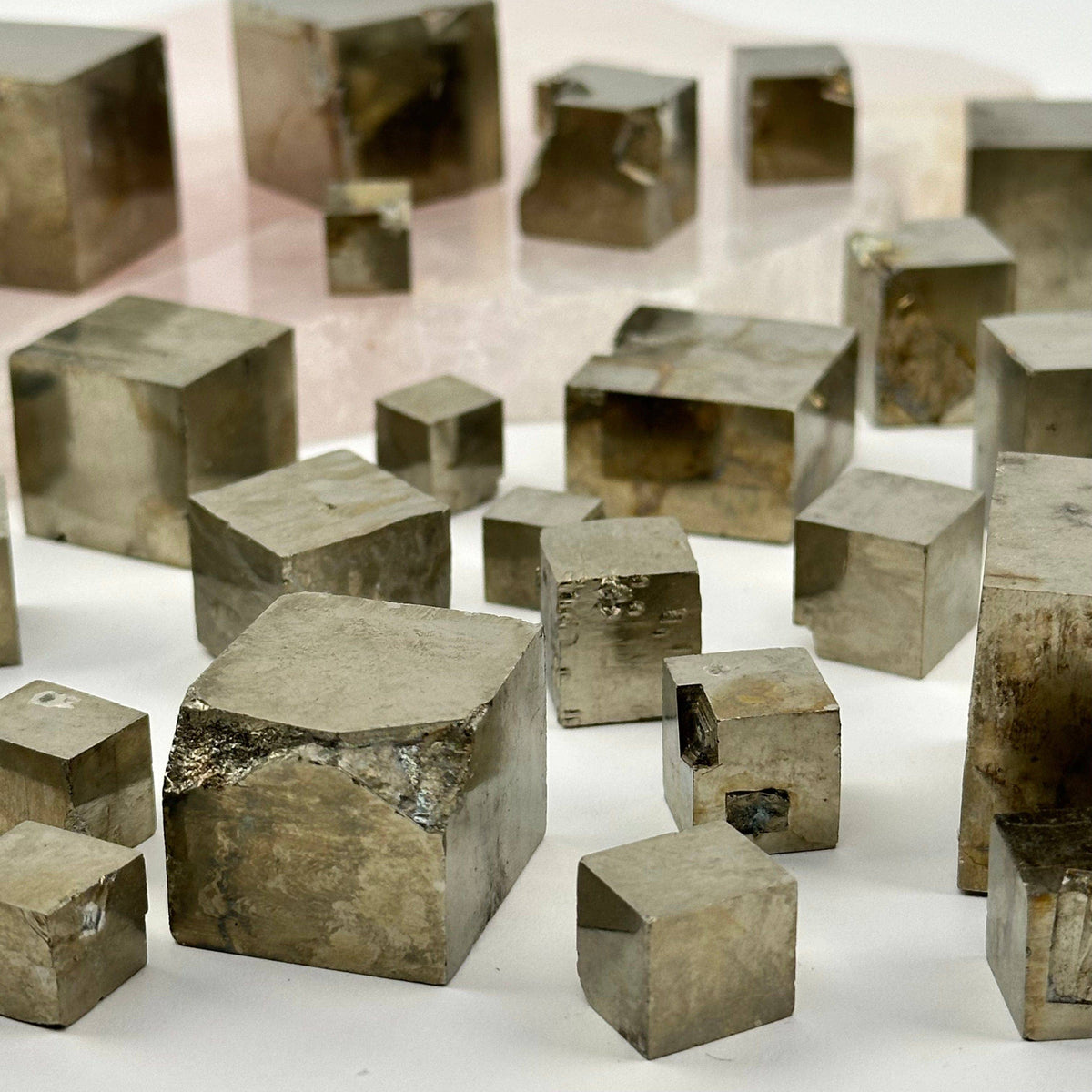 Pyrite Crystal Cubes - By Weight -
