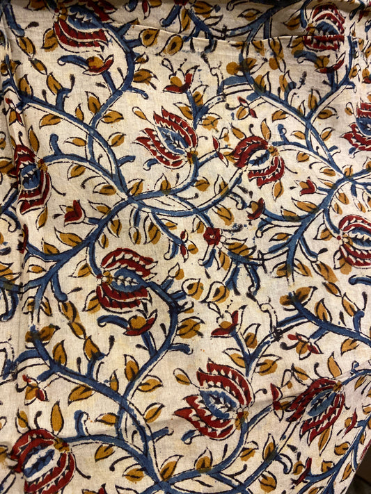 Block Printed Scarf, D024