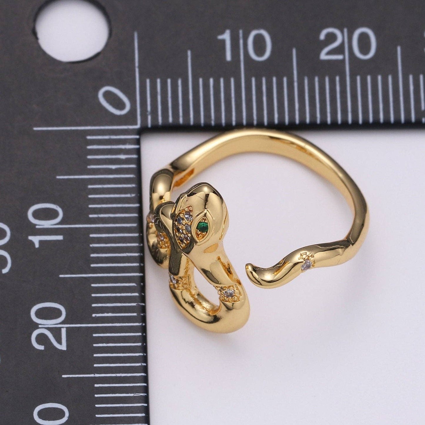 Snake ring, Gold snake ring, serpent ring, Statement ring, G