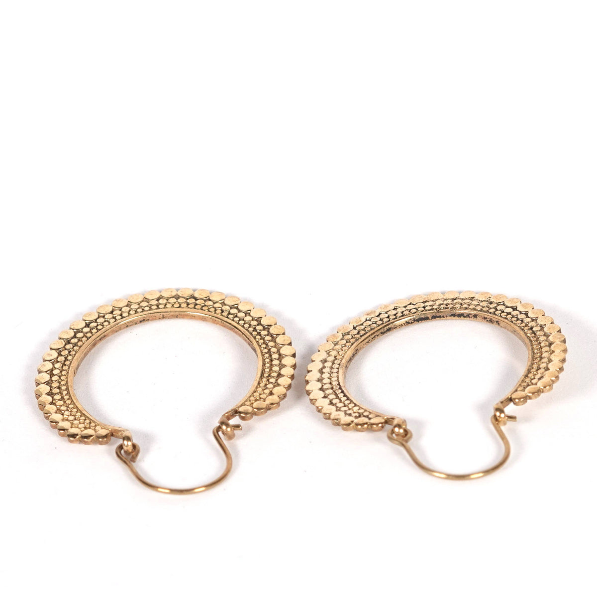 Triangular sun Dangle Earrings of Golden and Silver Color