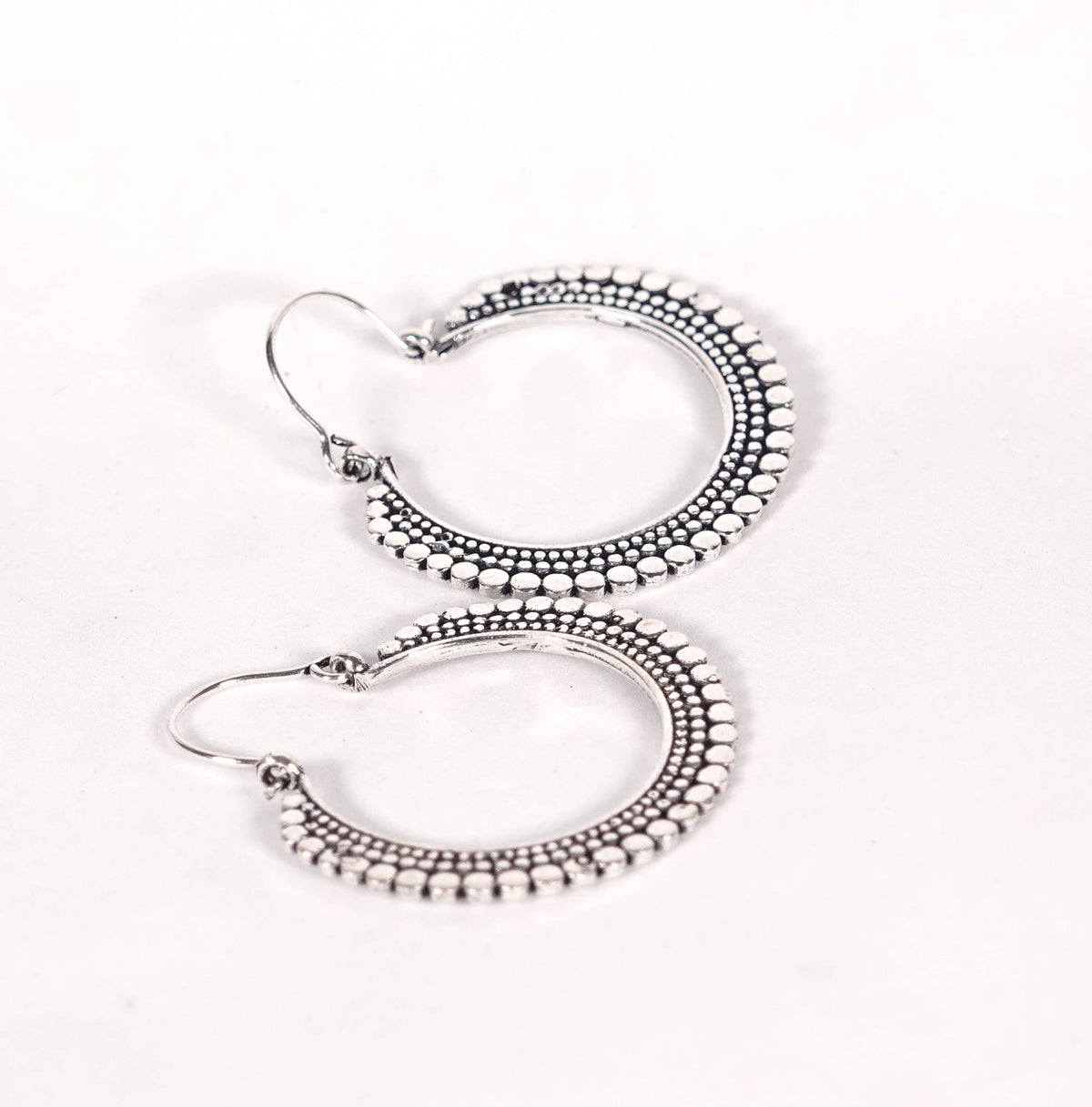 Triangular sun Dangle Earrings of Golden and Silver Color