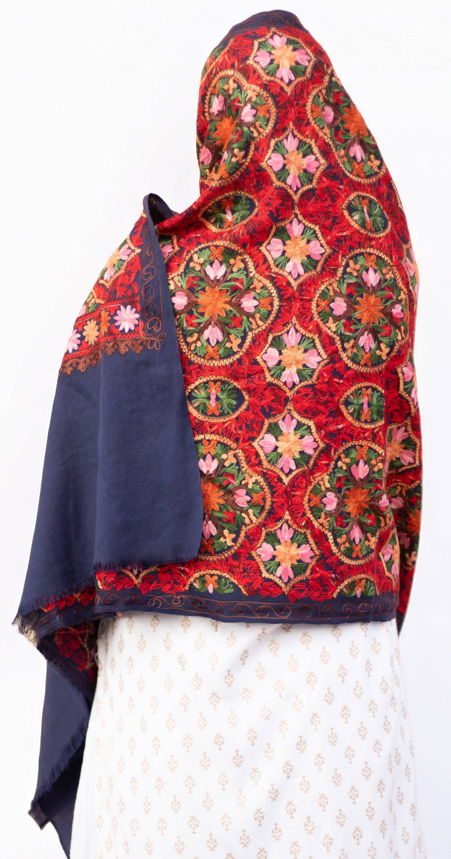 Handwoven Embroidery Shawl