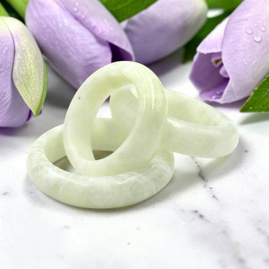 Ring - Burmese Jade, 1 dozen (12)