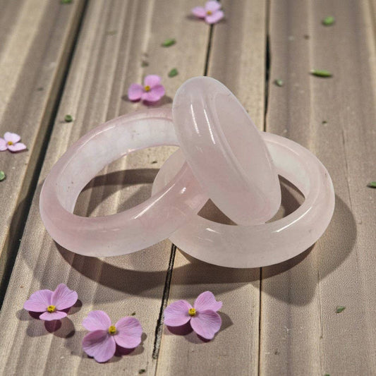 Ring - Rose Quartz, 1 dozen (12)
