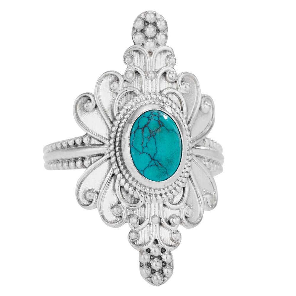 Garden Pool Sterling Silver and Turquoise