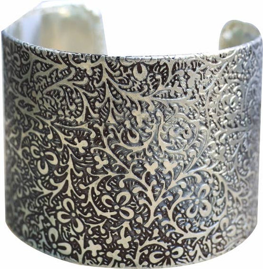 Brass Filigree Cuff, India