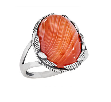 JRI, Lg Red Lace Agate