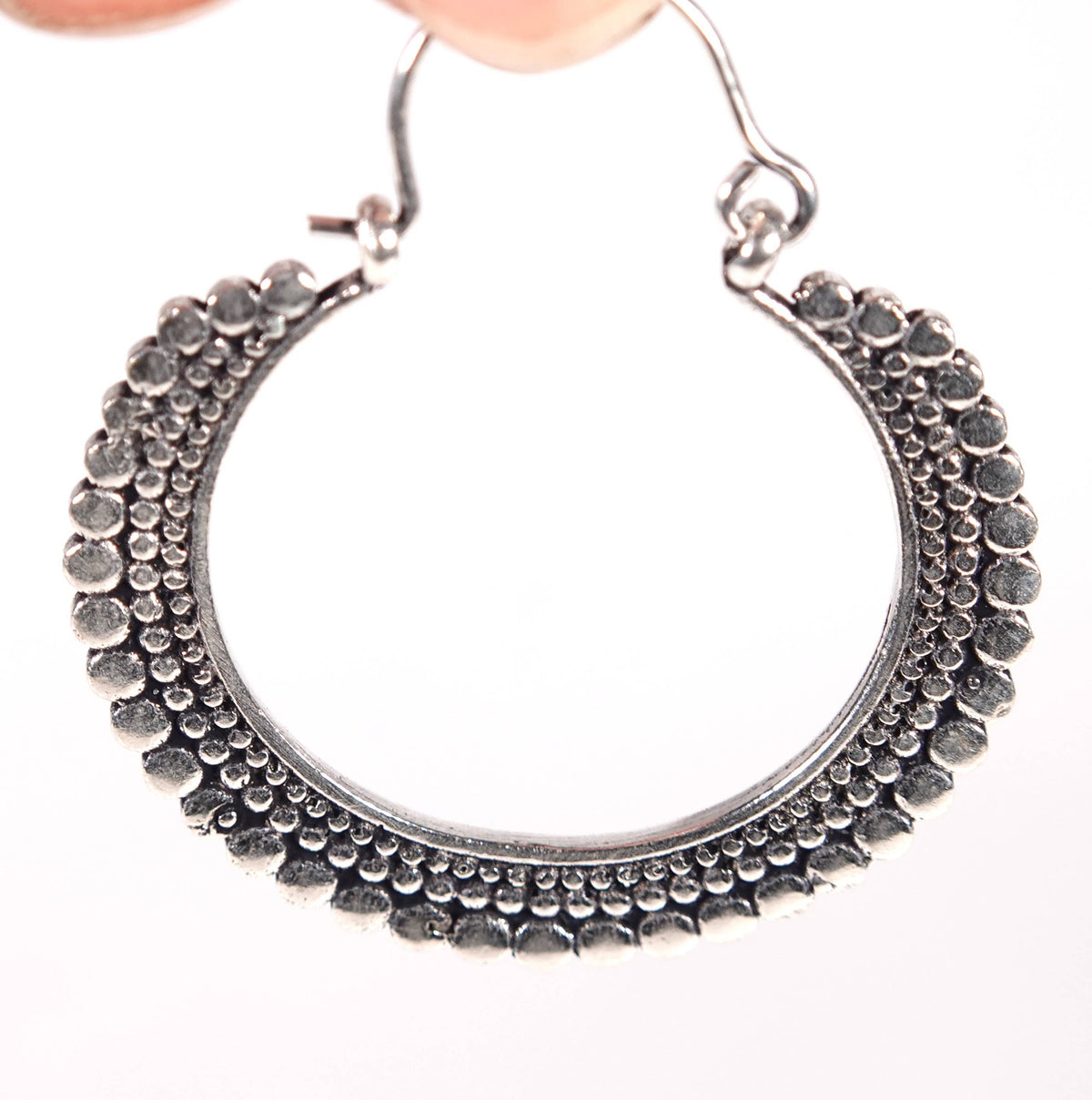 Triangular sun Dangle Earrings of Golden and Silver Color