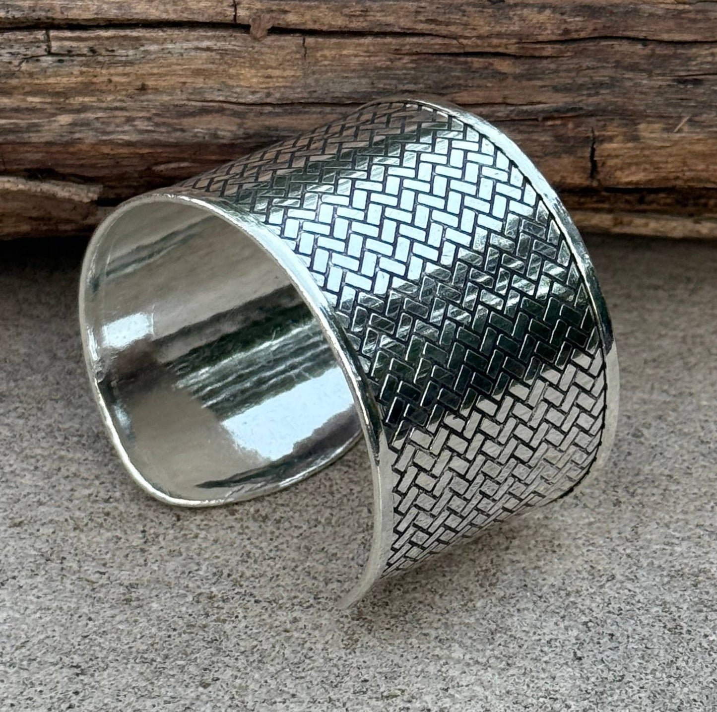 Handcrafted Woven Cuff Bracelet Bohemian Hippie Ethnic