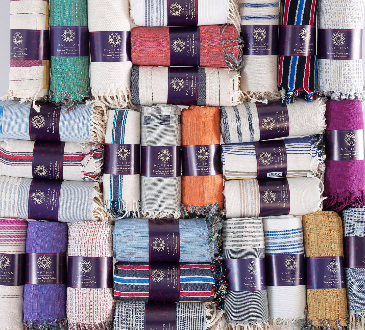 Assorted Cotton Beach Towels | Summer Gifts | Case of 50