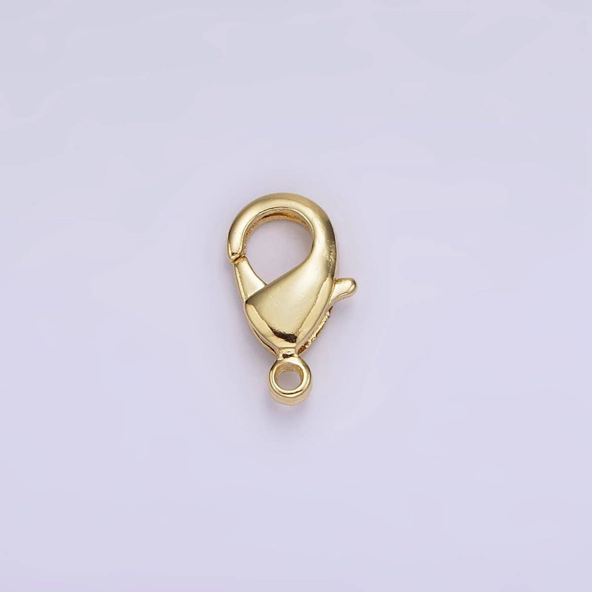 14K Gold Filled 15mm, 12mm, 10mm Lobster Claw Clasps Closure Findings Supply | Z533 - Z535