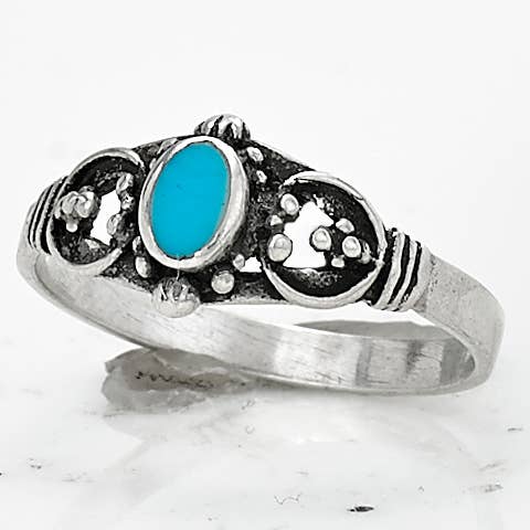 Beautiful Day Sterling Silver and Turquoise Ring