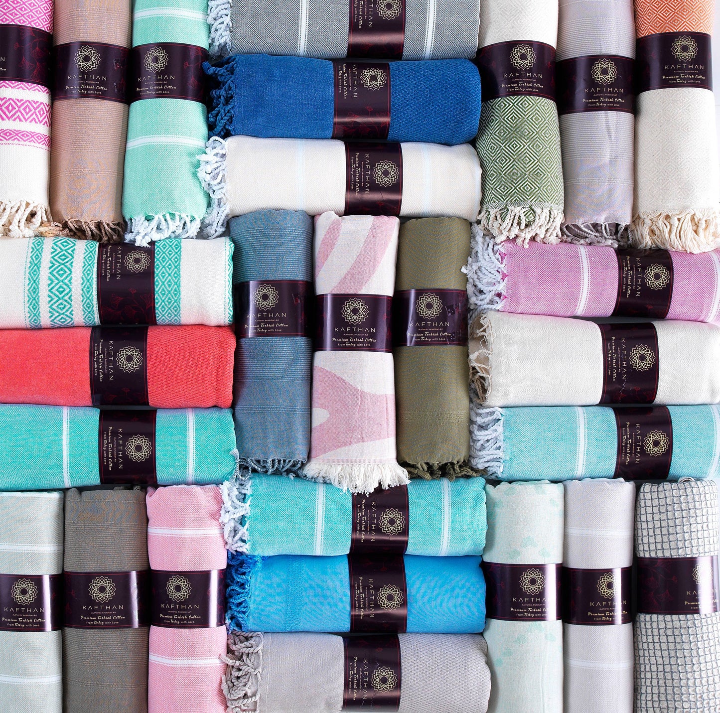 Assorted Cotton Beach Towels | Summer Gifts | Case of 50