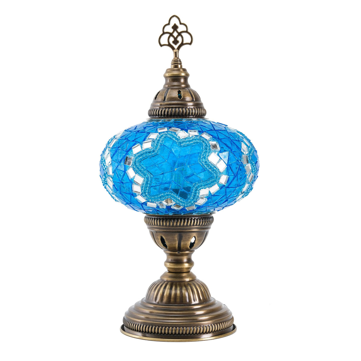 Mozaist Turkish Mosaic Table Lamp Blue