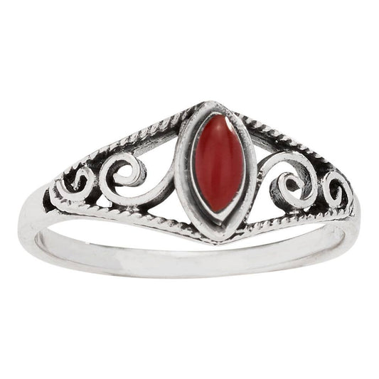 "Memories of Carnelian" Sterling Silver Ring