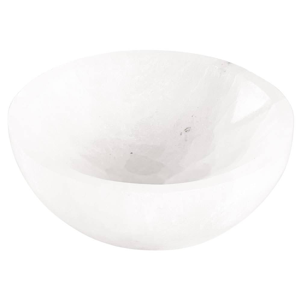 SELENITE ROUND TRINKET HOLDER