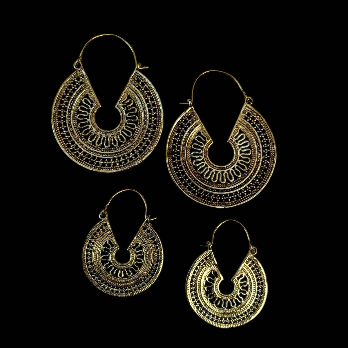Floral Pattern Boho Earrings vintage inspired ER145