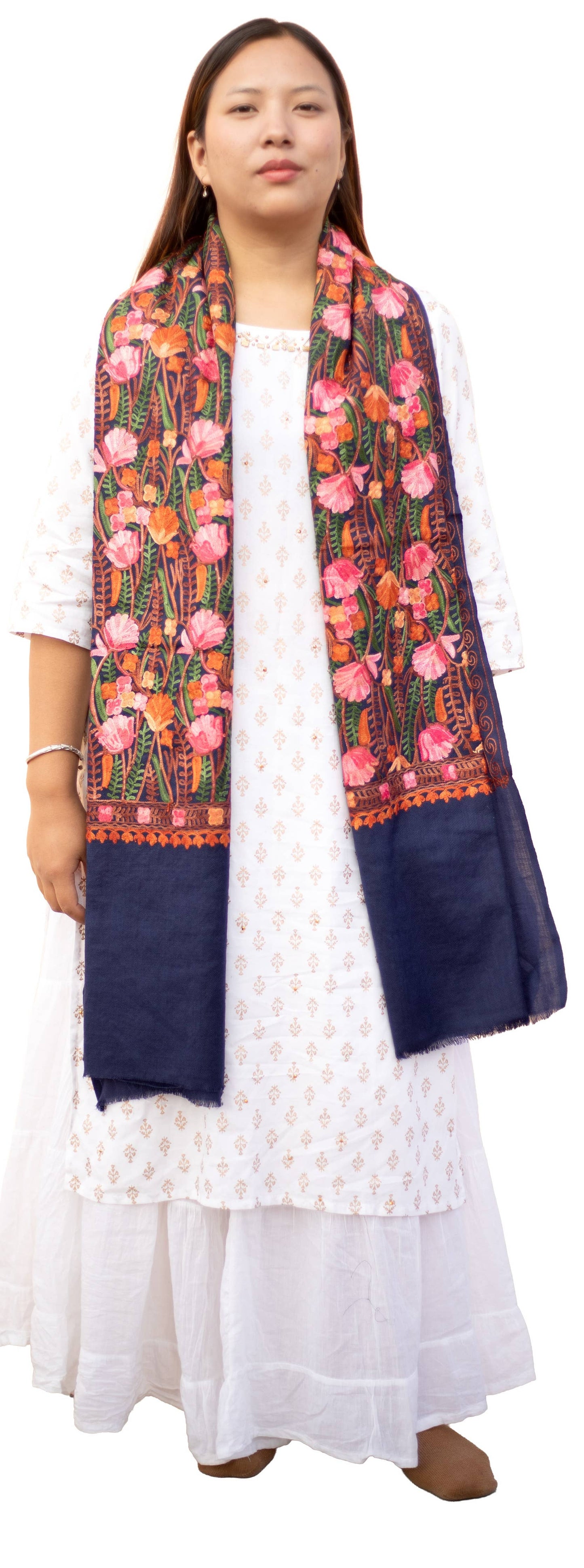 Handwoven Embroidery Shawl