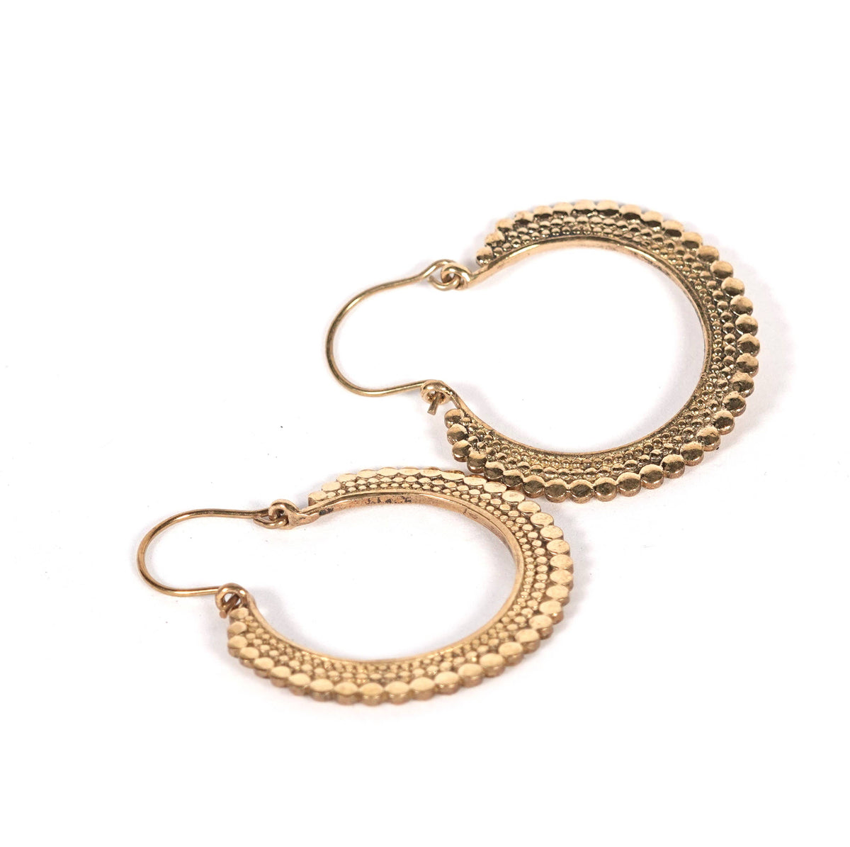 Triangular sun Dangle Earrings of Golden and Silver Color