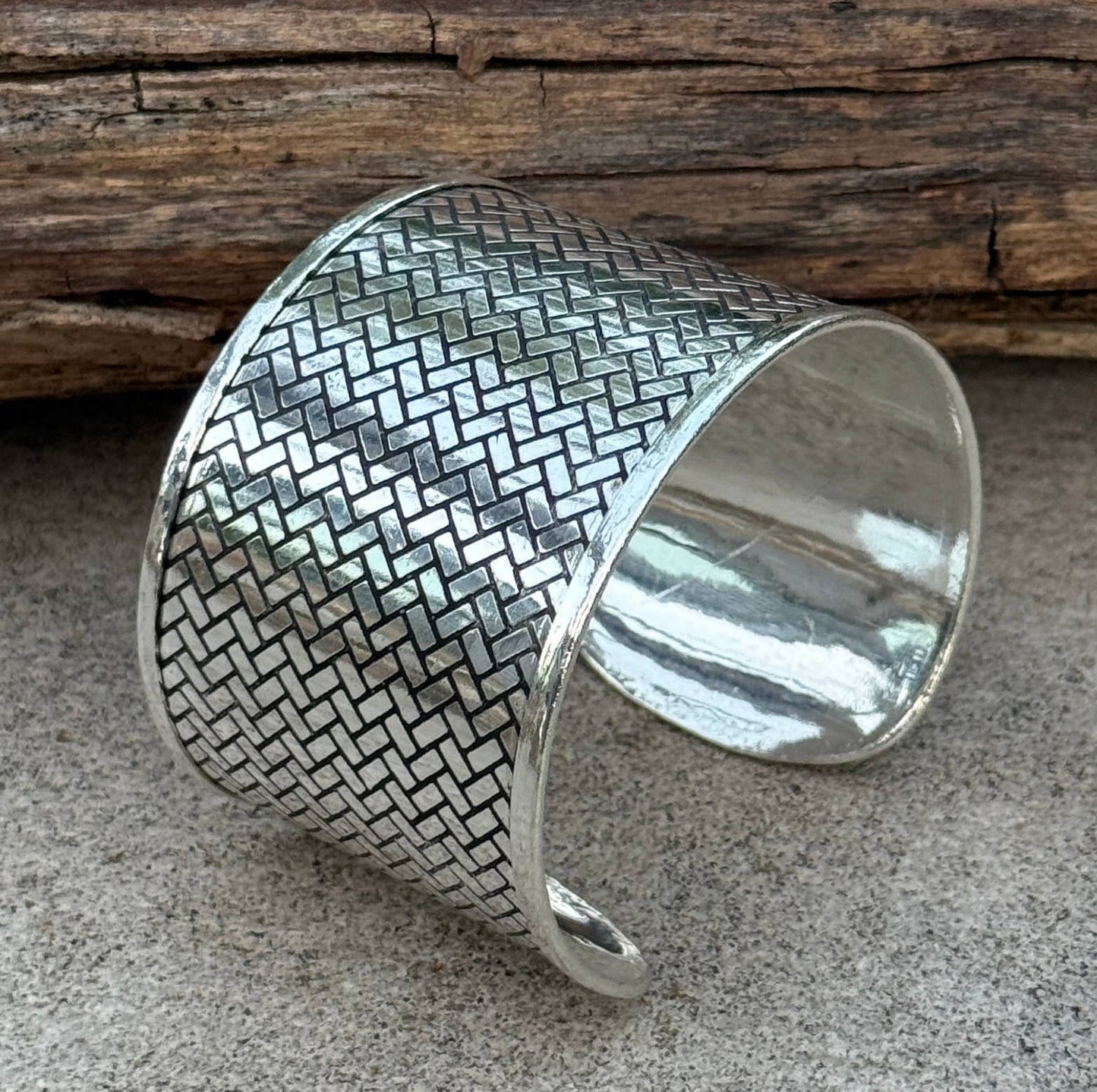 Handcrafted Woven Cuff Bracelet Bohemian Hippie Ethnic