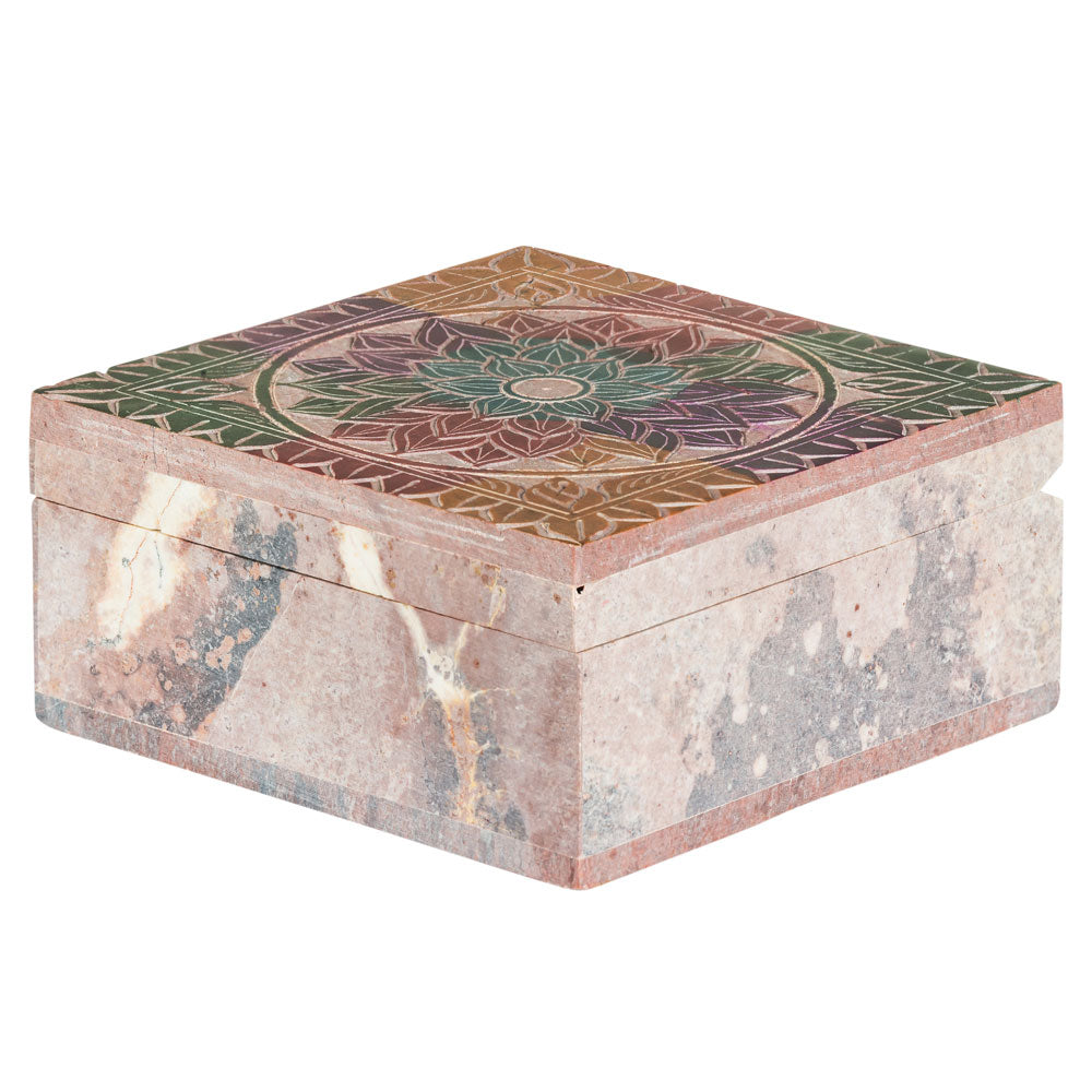 Box, Mandala Soapstone