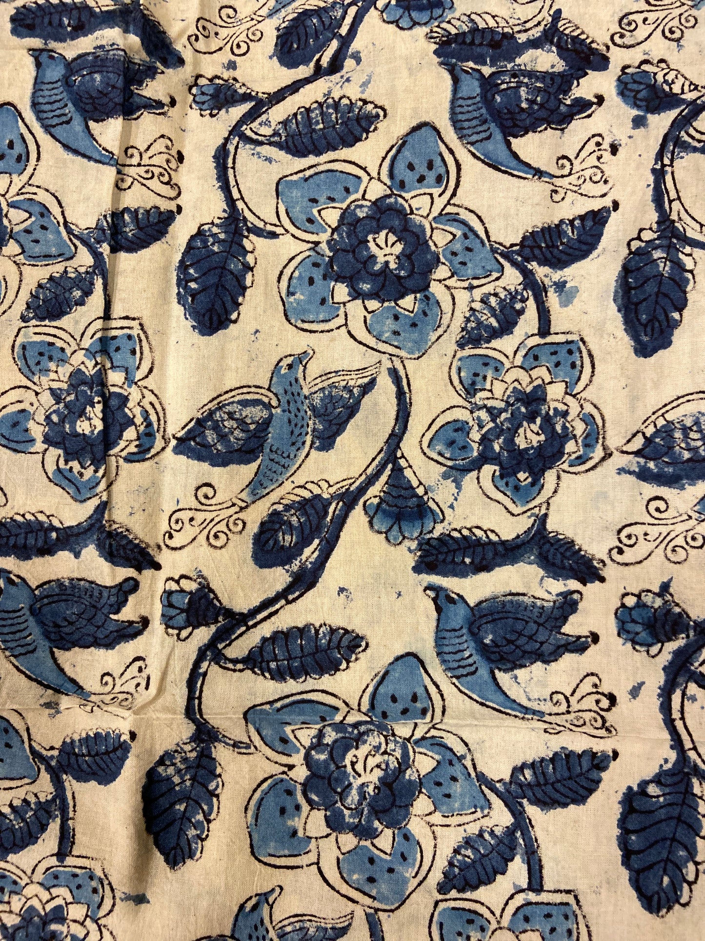 Block Printed Scarf, D069