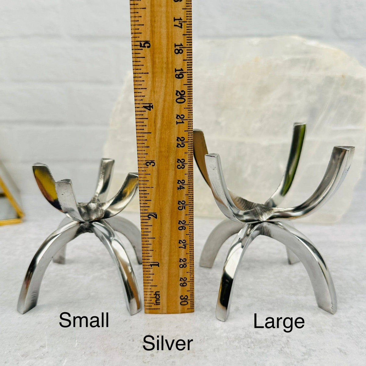 Metal Claw Stand - Sphere Holder - Holds other Crystals