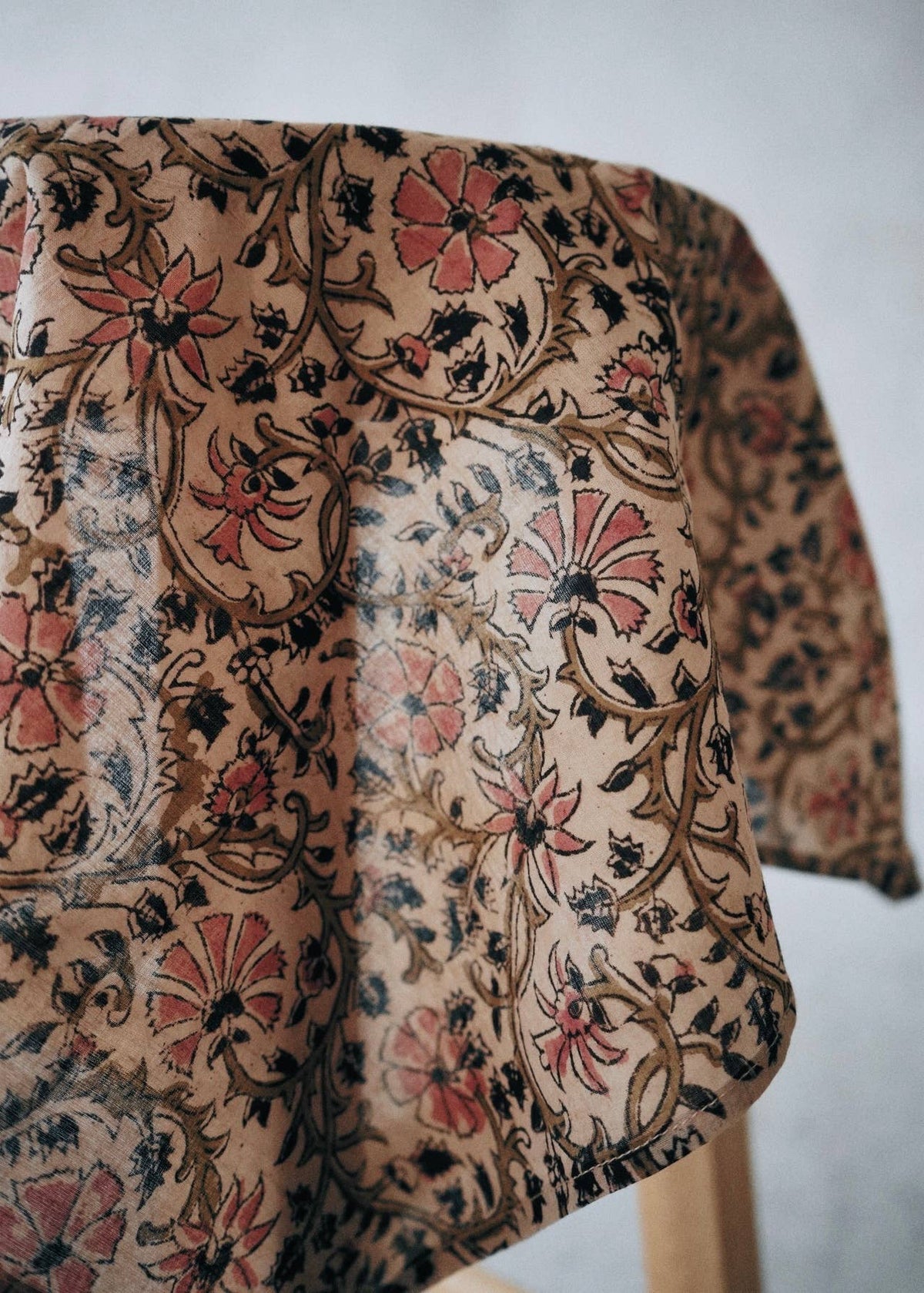 Blossom Breeze - Kalamkari Cotton Bandana (KK1500)