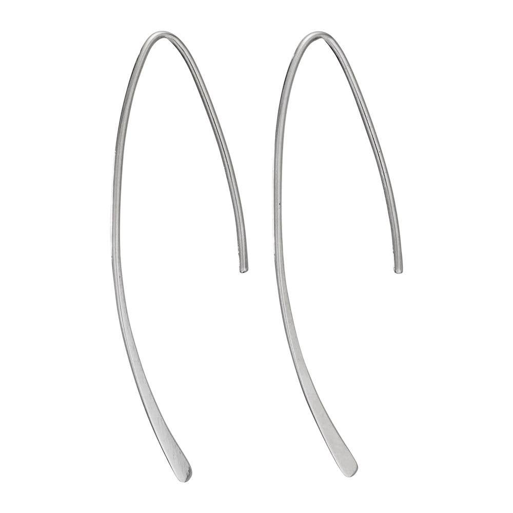 Boomerang Sterling Silver Earring