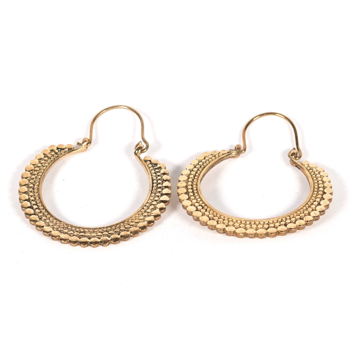 Triangular sun Dangle Earrings of Golden and Silver Color