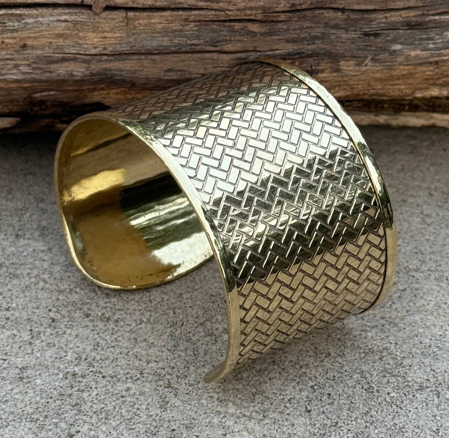 Handcrafted Woven Cuff Bracelet Bohemian Hippie Ethnic