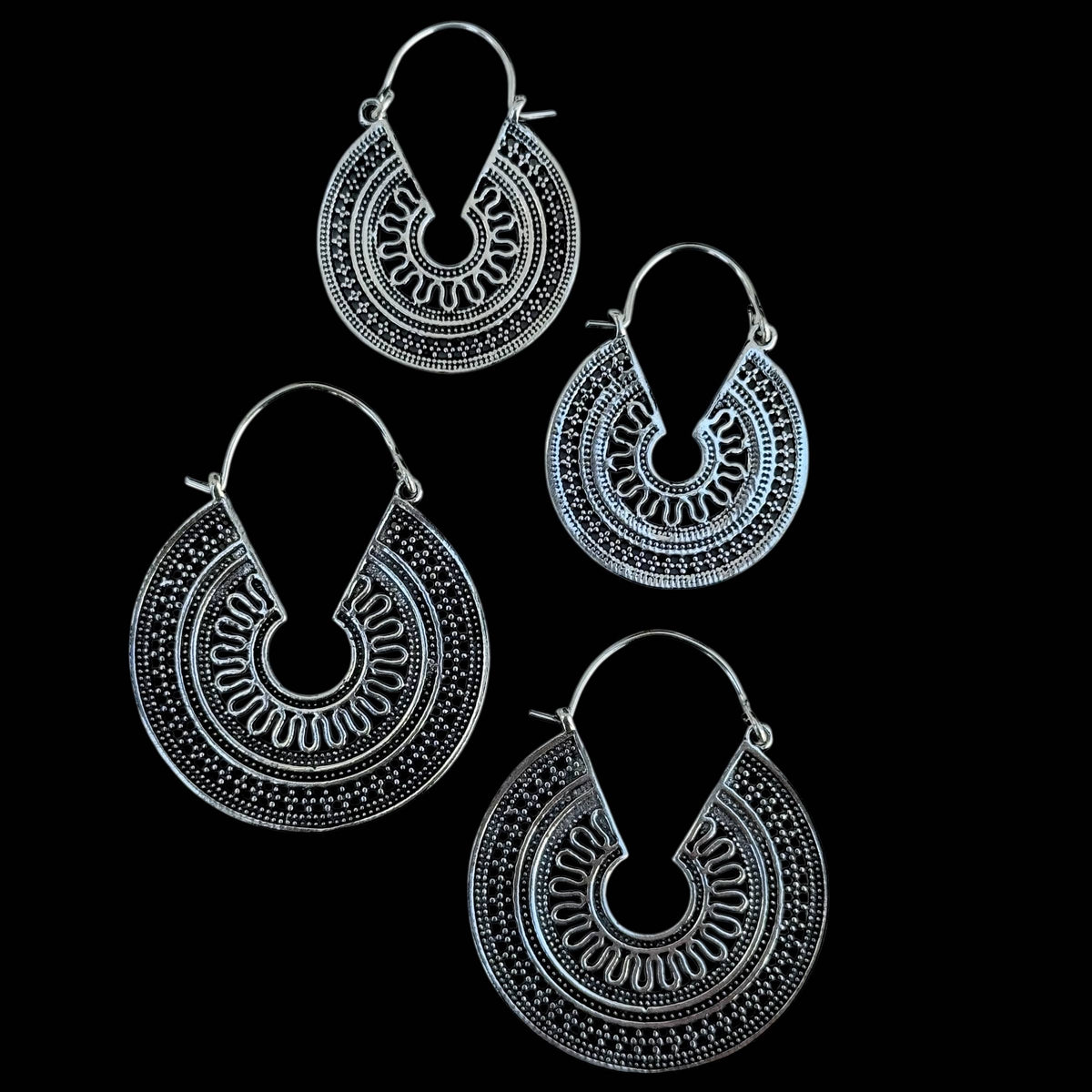 Floral Pattern Boho Earrings vintage inspired ER145
