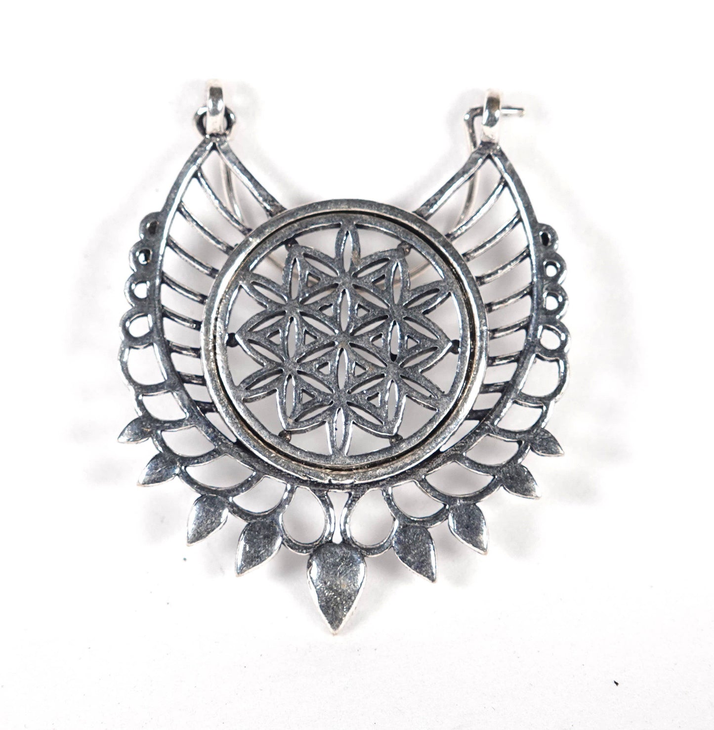 Floral pattern Earrings of Golden and Silver Color