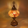 Hand Made Turkish Lamp, Brown/Gold