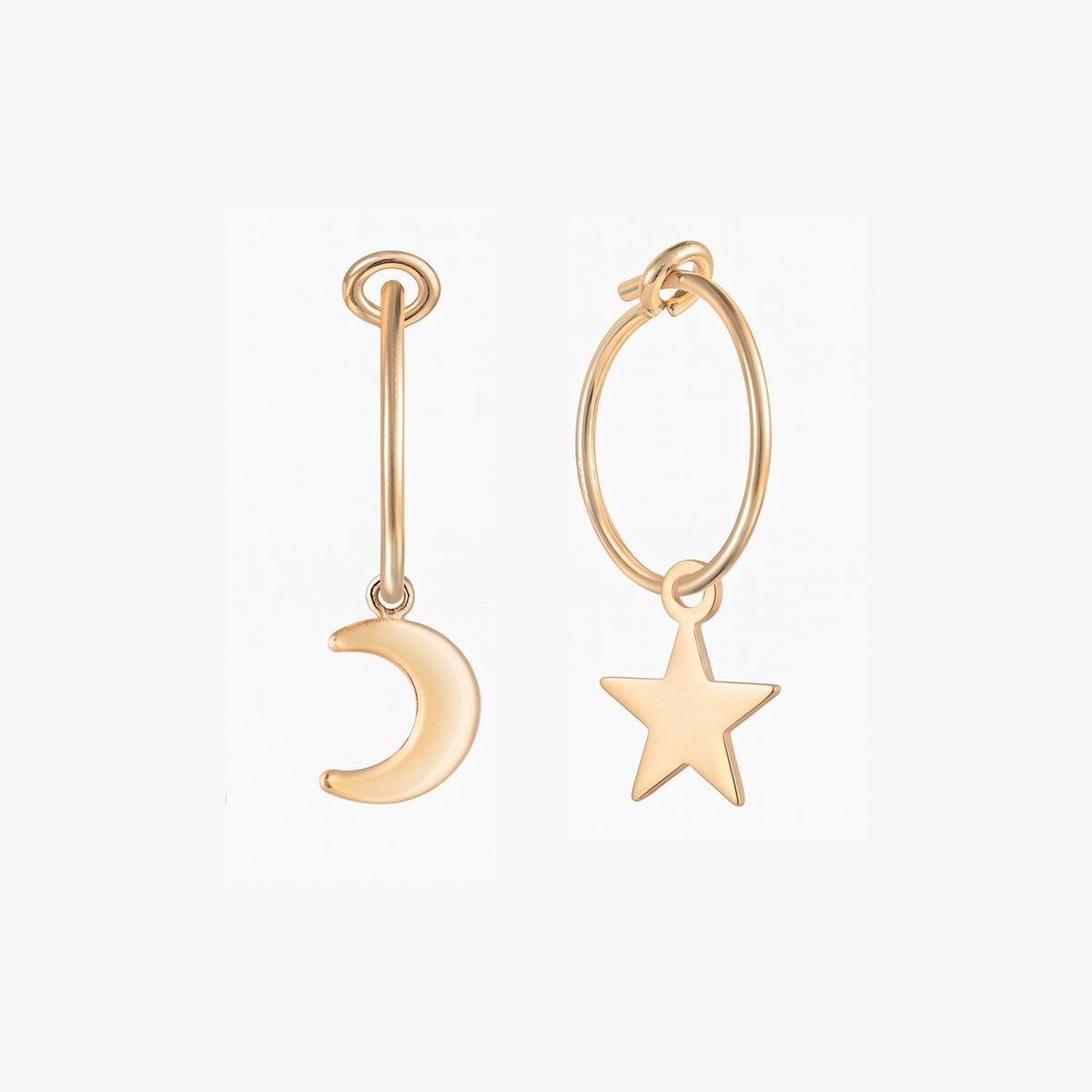 Twilight Hoop Earrings - Gold
