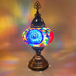 Hand Made Turkish Lamp, Multicolor Evil Eye