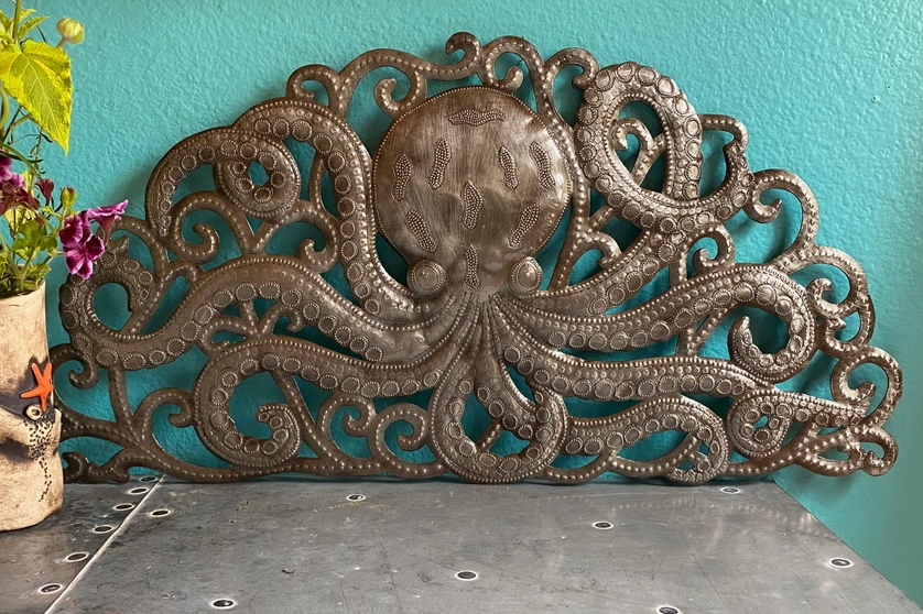 Octopus Arch, Haitian Oil Drum Art