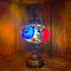 Hand Made Turkish Lamp, Multicolor Evil Eye
