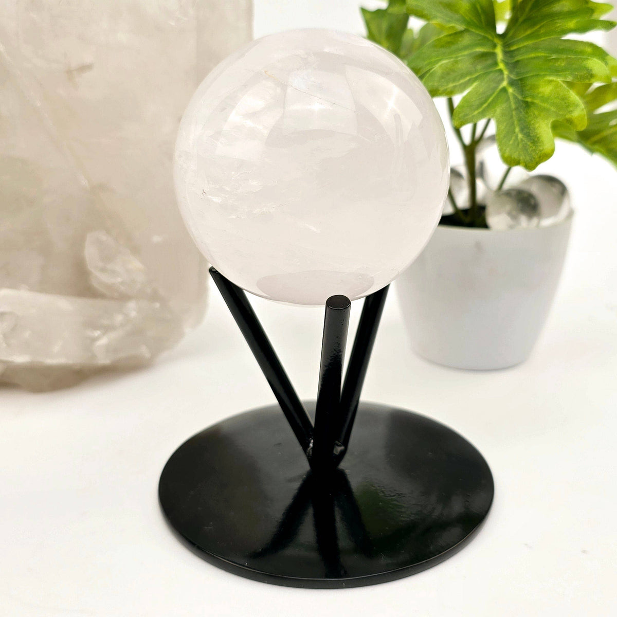 Metal Three Prong Stand - Crystal Display Stand - You Choose Color