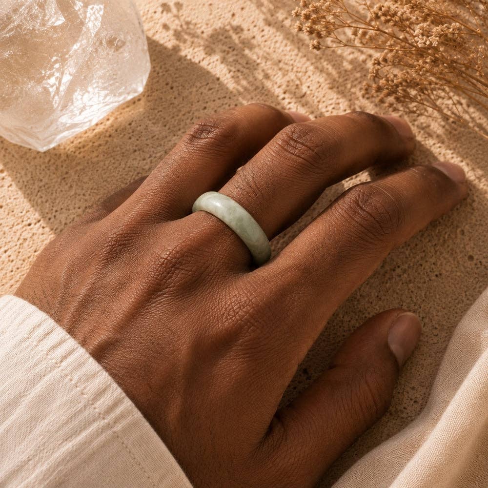Ring - Burmese Jade, 1 dozen (12)