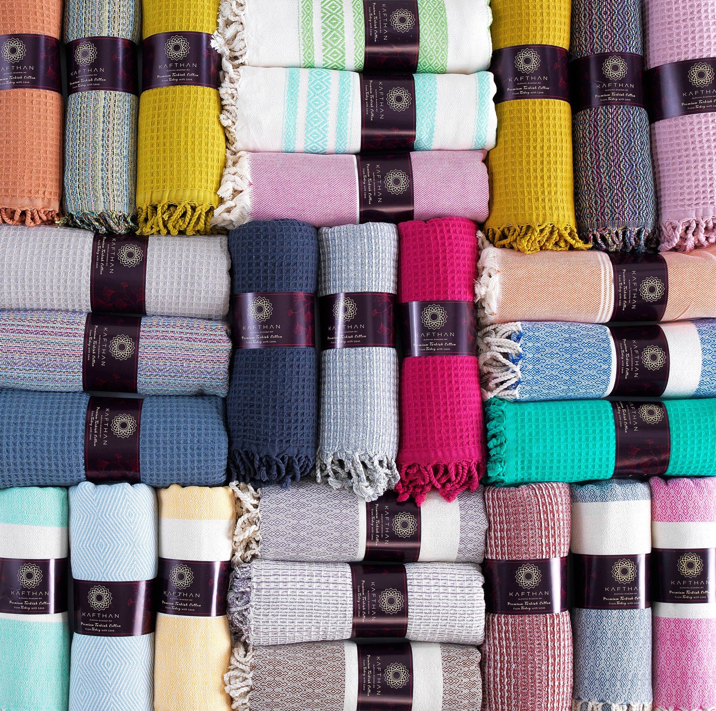 Assorted Cotton Beach Towels | Summer Gifts | Case of 50